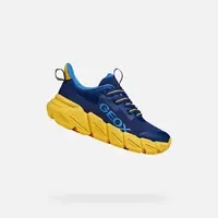 Tmavě modré chlapecké tenisky Geox Flexyper Fast - Kluci