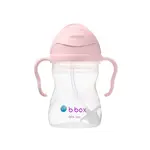 B.BOX Hrneček s brčkem - růžový 240 ml