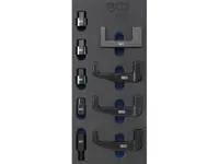 BGS Technic BGS 9457 Nářadí pro demontáž injektorů. Sada 9 dílů