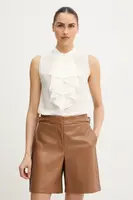 Hedvábné tričko Luisa Spagnoli Burrata