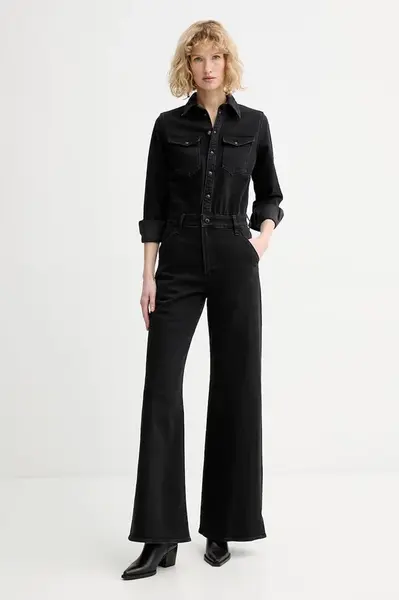 Džínový overal G-Star Western Wide Leg