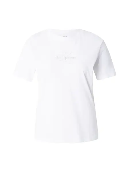 Calvin Klein Jeans Tričko  biela