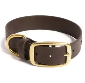 Reedog obojek tmavě hnědý Biothane | Obojek pro psy - M/L