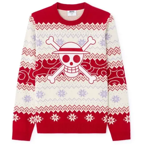 CELIO LMEONEUS Pánsky sveter, červená, veľkosť