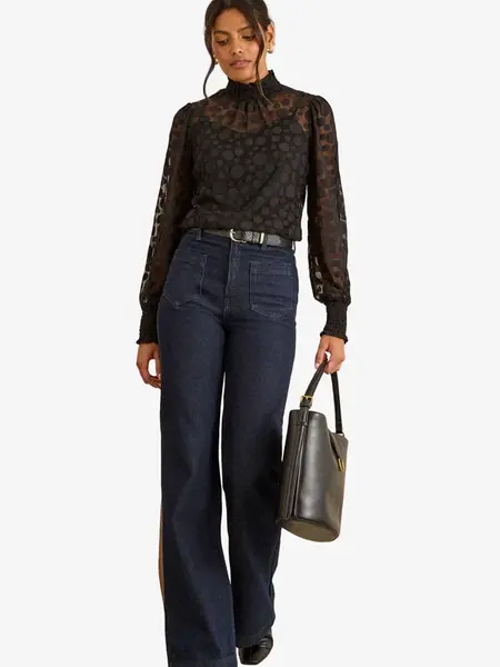 love & roses Blúzka  čierna