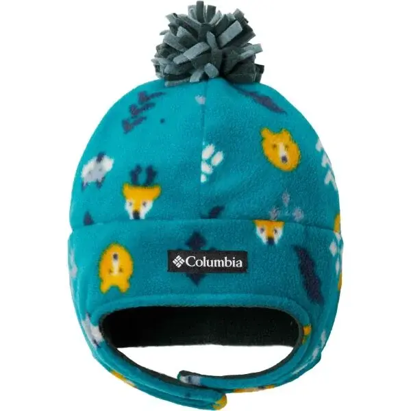 Columbia YOUTH FROSTY TRAIL II EARFLAP BEANIE Detská zimná čiapka, tyrkysová, veľkosť