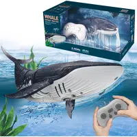 R/C Velryba Plejtvák s vodní fontánou - černá