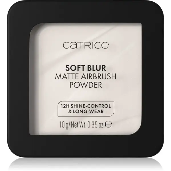 Catrice Soft Blur Matte Airbrush Powder zmatňujúci fixačný púder odtieň 001N 10 g