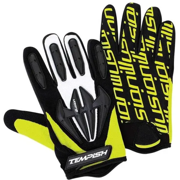 Tempish ILLUSION Brankářské rukavice na florbal, černá, velikost