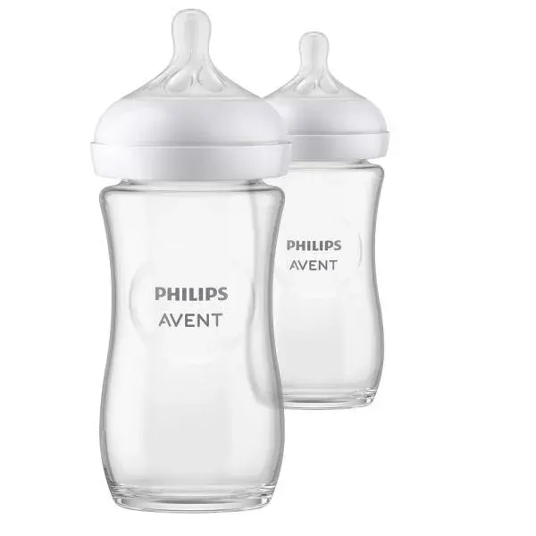 Philips AVENT Láhev Natural Response skleněná 240 ml, 1m+ 2 ks