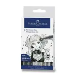 Popisovač Faber-Castell Pitt Artist Pen Manga - 8 kusů, Manga Basic