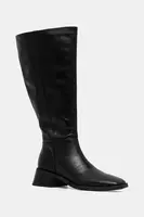 Kožené kozačky Vagabond Shoemakers BLANCA dámské, černá barva, na podpatku, 5417-901-20