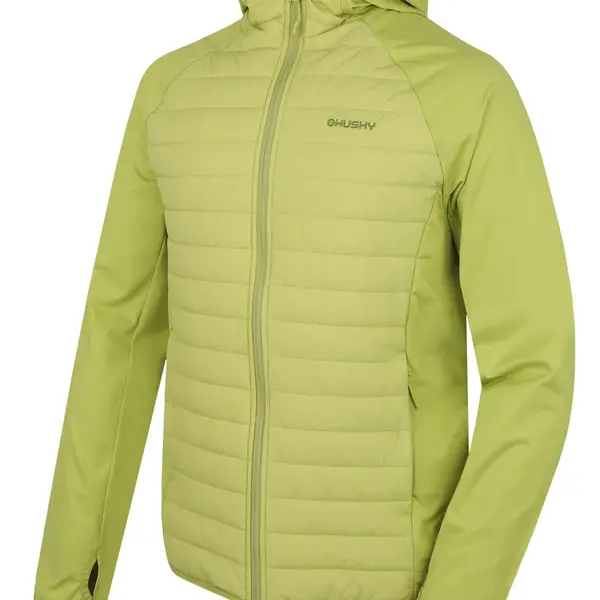 Husky Arya M XL, light green Pánská hybrid mikina