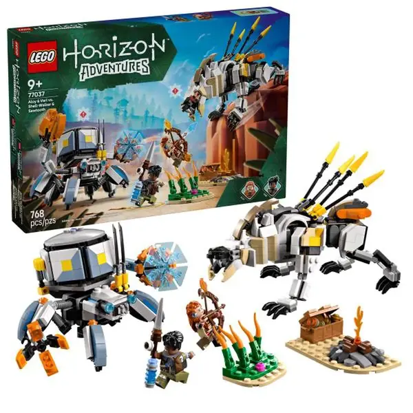 LEGO® Horizon Adventures™ 77037 Aloy a Varl vs. Shell-Walker a Sawtooth