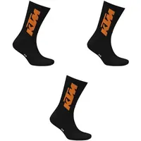KTM SOCKS LONG Pánské ponožky, černá, velikost