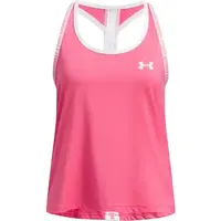 Under Armour KNOCK OUT Dívčí tílko, růžová, velikost S