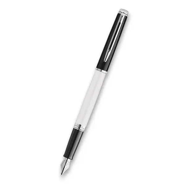 Plnicí pero Waterman Hémisphère Colour Blocking Black & White CT - hrot F