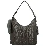 Stylová dámská koženková kabelka na rameno Coveri Maricel, tmavě šedá