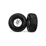 Traxxas kolo 2.2/3.0", disk SCT Split-Spoke saténový-černý, pneu SCT (2)
