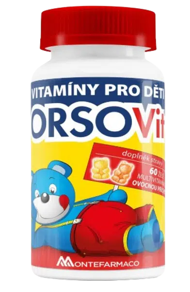 SENIMED ORSOVit Multivitamíny s ovocnou příchutí 60 ks