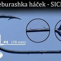Jigovkycz cheburashka háček sickle - 1/0