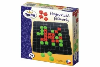 Magnetické piškvorky dřevo - společenská hra