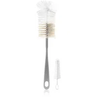 BabyOno Bottle Brush Bottle Brush kartáč na čištění láhví a saviček Grey 2 ks