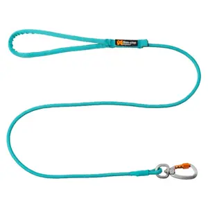 NON-STOP Dogwear Trekking rope leash teal vodítko pro psy 1.2 m, Tloušťka vodítka (mm): 6