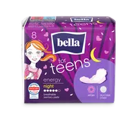 Bella For Teens Energy Night hygienické vložky 8 ks