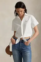 Bavlněná košile Polo Ralph Lauren dámská, bílá barva, regular, s klasickým límcem, 211971516