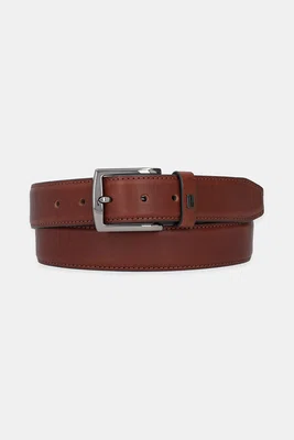 Kožený pásek Tommy Hilfiger pánský, hnědá barva, AM0AM13571