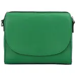 Dámská kožená crossbody kabelka zelená - Delami Juliane