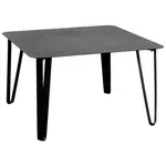 Xora KONFERENČNÍ STOLEK, černá, kov, 75/75/45 cm