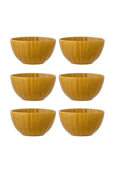 Sada misek Bloomingville Latina 165 ml 6-pack žlutá barva
