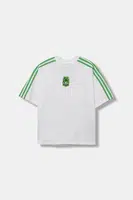 Dětské bavlněné tričko adidas Originals MINECRAFT bílá barva, s aplikací, KD9830