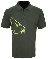 Zfish tričko carp polo t-shirt olive green-velikost l