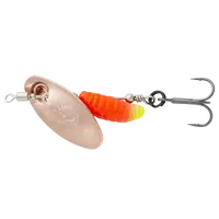 Savage gear třpytka grub spinners copper red yellow - #0 2,2 g