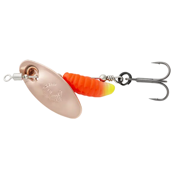 Savage gear třpytka grub spinners copper red yellow - #0 2,2 g