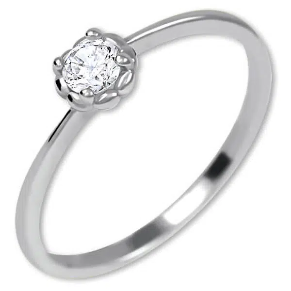 Soliter Něžný zásnubní prsten ze zlata 226 001 01034 07 57 mm