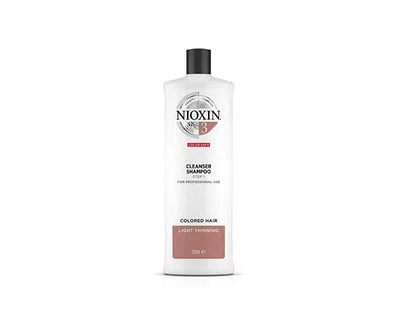 Nioxin Čisticí šampon pro jemné barvené mírně řídnoucí vlasy System 3 (Shampoo Cleanser System 3) 1000 ml