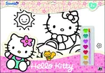 Hello Kitty omalovánka