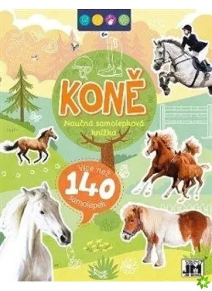 Samolepková knížka Koně