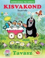 Kisvakond & tavasz - Matricákkal teli könyv - Zdeněk Miler (Ilustrátor), Alena Viltová, Ema Potužníková - kniha z kategorie Úkoly pro děti