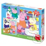 Peppa Pig: Veselé odpoledne - puzzle z kategorie 15 - 60 dílků