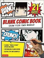 Blank Comic Book: Draw Your Own Manga! - Melvin Calingo (Ilustrátor) - kniha z kategorie Komiksy