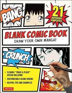 Blank Comic Book: Draw Your Own Manga! - Melvin Calingo (Ilustrátor) - kniha z kategorie Komiksy