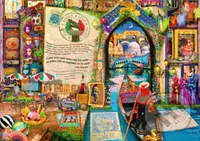 Life is an Open Book Venice - puzzle z kategorie Umělecké