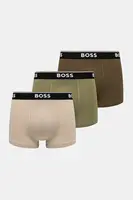 Boxerky BOSS Trunk 3P Power 3-pack pánské, zelená barva, 50531684