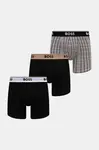 Boxerky BOSS BoxerBr 3P Power Des 3-pack pánské, černá barva, 50531685