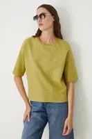 Bavlněné tričko Medicine dámské, zelená barva